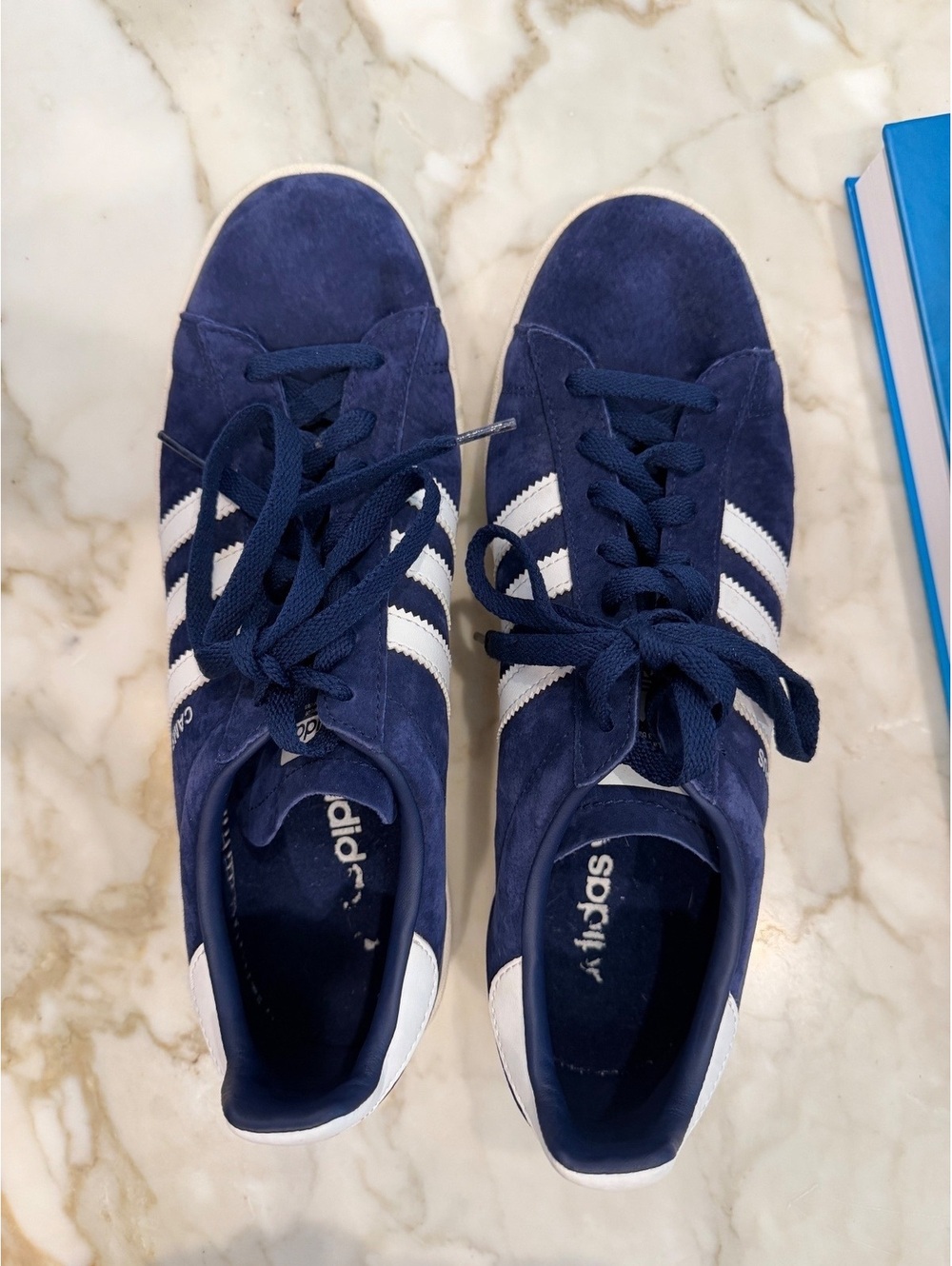 Adidas Campus Men's Sneakers Navy Blue Suede Size 9
